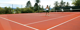 campi tennis erba sintetica e terra rossa
